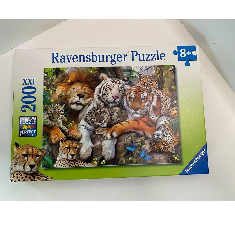 Ravensburger Jigsaw puzzle, Big Cat Nap, XXL 12 721 4, ages 8+, 200 piece